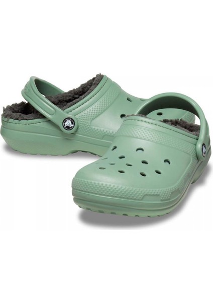 Classic Lined Clog Kadın Terlik - Yosun Yeşili modelleri