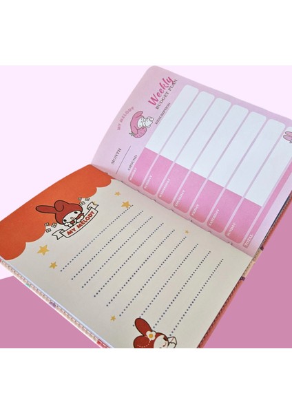 My Melody 3D Mıknatıs Kapaklı Pembe Defter – Disney Temalı Tatlı ve Kawaii Tasarım modelleri