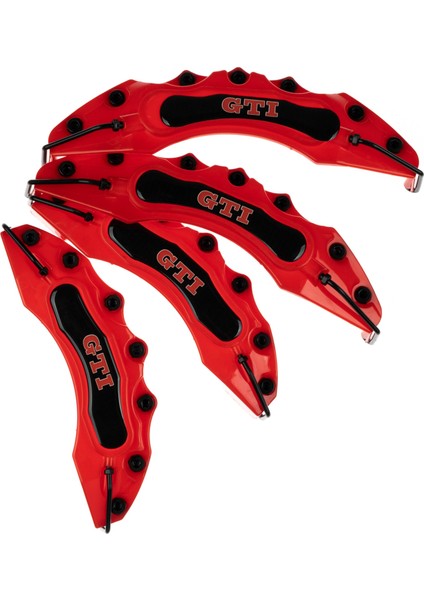 Kırmızı Gtı (Kırmızı) 4'lü Kaliper Seti Yapıştırma Logolu fiyatları