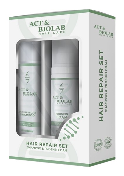 Hair Repair Kit – Saç Dökülmesine Karşı Onarıcı Bakım Seti (Şampuan 200 ml + Saç Köpüğü 150 ml )