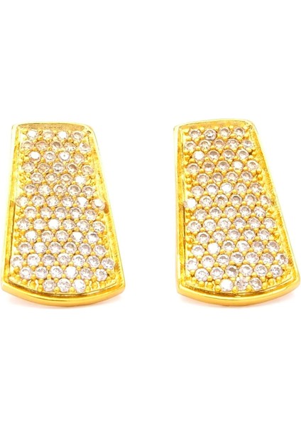 Altın Kaplama Trabzon Hasır Taşlı Set - SET-168