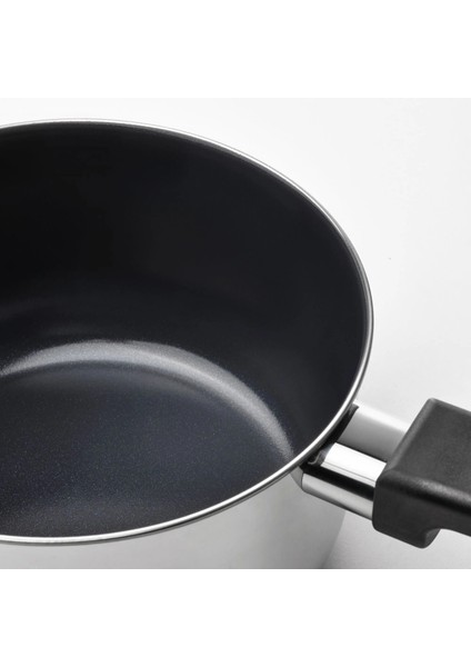 Mıddagsmat Çelik Sos Tenceresi Yapışmaz Kaplama Paslanmaz Çelik 2 Lt modelleri