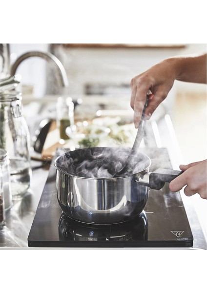 Mıddagsmat Çelik Sos Tenceresi Yapışmaz Kaplama Paslanmaz Çelik 2 Lt