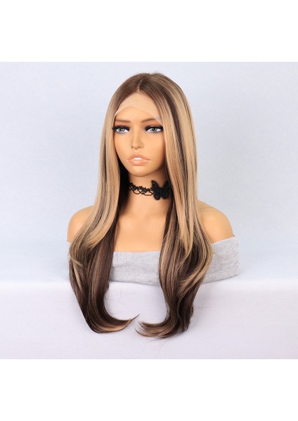 Kumral Balköpüğü Röfleli Katlı Kesim Tül Peruk modelleri