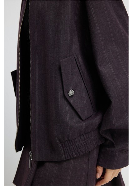 Önden Fermuarlı Bomber Ceket Murdum 11945910000 fiyatları