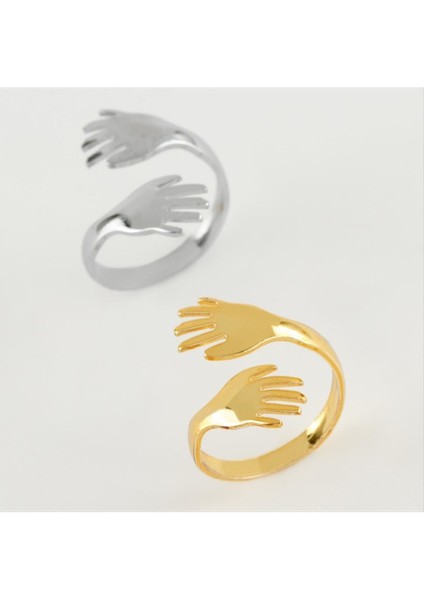 El Figürlü Lüx Eklem Yüzük