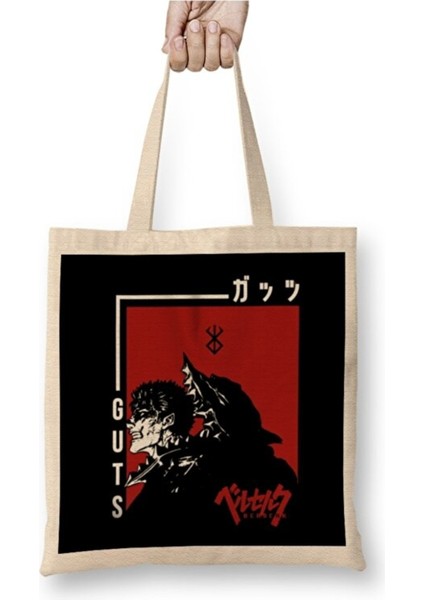 Berserk Guts Armo Bez Çanta Uzun Saplı Alışveriş Çantası Plaj Çantası