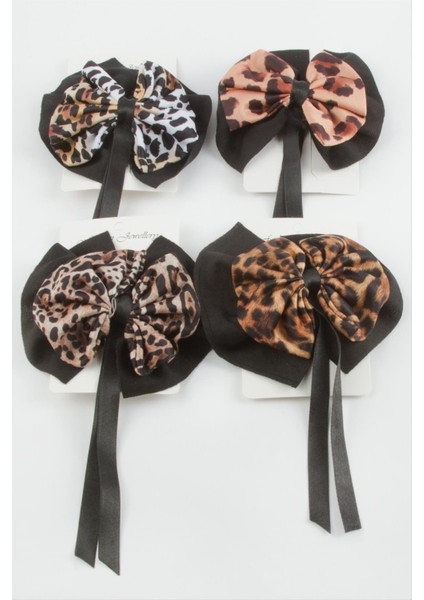 Leopar Desenli Kurdale Otomatik Toka 15 cm