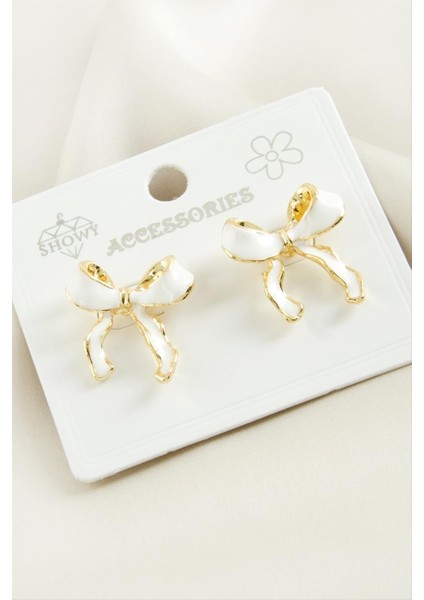 Fiyong Mineli Metal Küpe