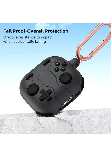 Apple Airpods Pro 3. Nesil (2025) Uyumlu Silikon Kılıf Anahtarlıklı Kılıf [gampad Tasarımı] indirimleri