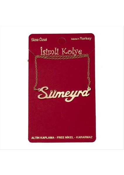 Sümeyra Isimli Kolye (Kişiye Özel)
