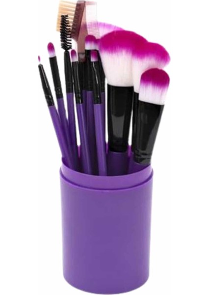 12 Parça Makyaj Fırçası Yumuşak Kıllı Profesyonel Fırça Seti Yüksek Kalite - N646J934-M07 modelleri