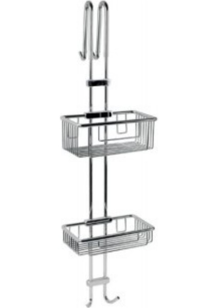 Duşakabin Askılı Aksesuar Seti Krom