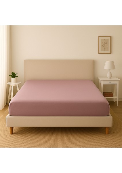 Penye %100 Pamuklu Lastikli Çarşaf | Tek/çift Kişilik Lastikli Çarşaf | Fitted Jersey