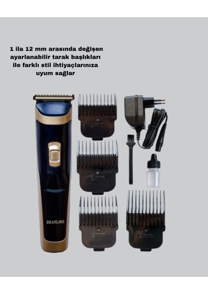 Çelik Bıçaklı Unisex Şarjlı Tıraş Makinesi – Sessiz Motor Kablosuz ve Ayar - M072R006-K60 indirimleri