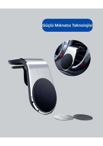 Manyetik Araç Telefon Tutucu – 360° Döner Kalorifer Petekli - M749K100-R90749 modelleri