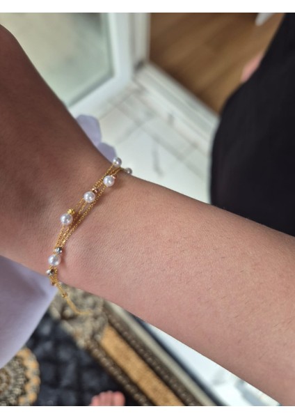 Papatya Silver 925 Ayar Kare Ay Taşı Bileklik fırsatları