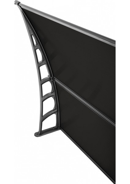 Lupın Kapı Pencere Üstü Pratik Sundurma 105X360 - Siyah modelleri