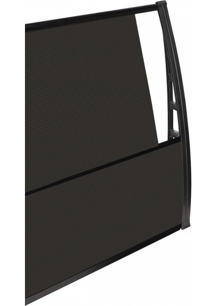 Lupın Kapı Pencere Üstü Pratik Sundurma 105X360 - Siyah fırsatları