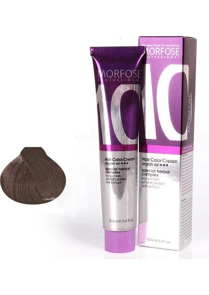 10 Saç Boyası 100ML/ 7.111 Ekstra Mat Küllü Kumral