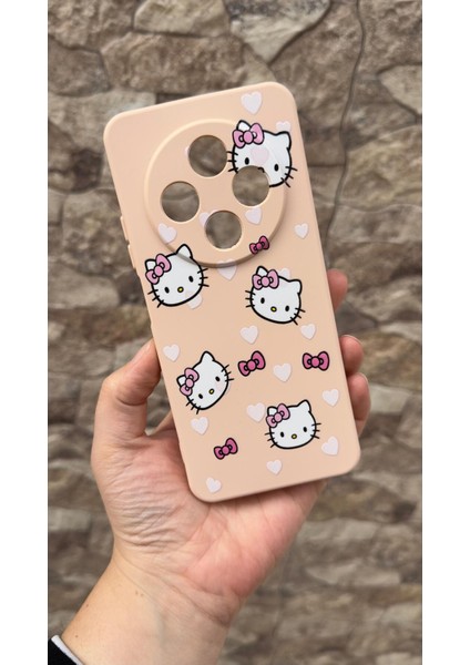 Redmi 14C Uyumlu Hello Kity Silikon Darbe Emici Klasik Korumalı Rubber Kılıf