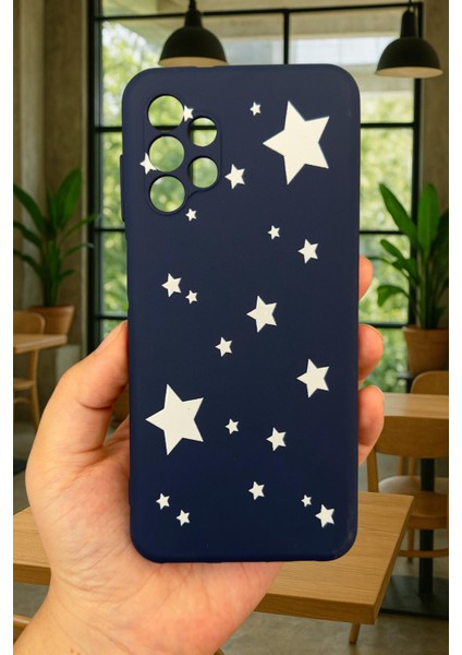Samsung Galaxy A13 Uyumlu Mini Yıldız Desenli Silikon Darbe Emici Klasik Korumalı Rubber Kılıf fiyatları