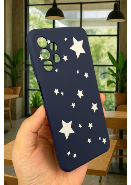 Samsung Galaxy A13 Uyumlu Mini Yıldız Desenli Silikon Darbe Emici Klasik Korumalı Rubber Kılıf fırsatları