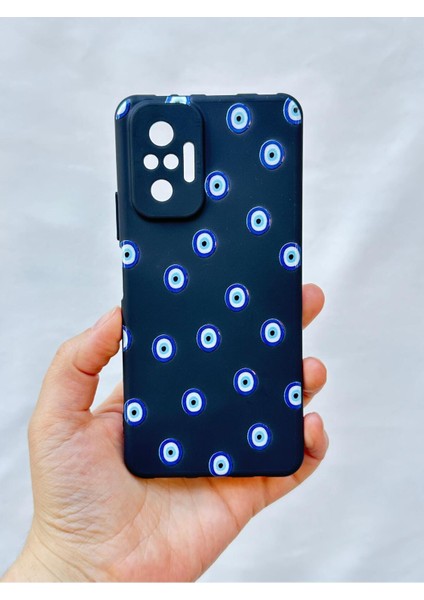 Xiaomi Redmi Note 1o Pro Nazar Boncuk Desenli Silikon Darbe Emici Klasik Korumalı Rubber Kılıf fiyatları