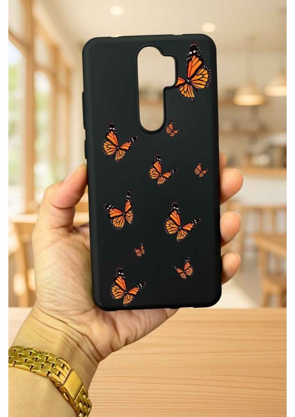 Xiaomi Redmi Note 8 Pro Kelebek Desenli Silikon Darbe Emici Klasik Korumalı Rubber Kılıf fiyatları