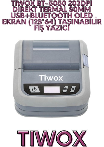 BT-5050 203DPI DİREKT TERMAL 80MM USB+BLUETOOTH OLED EKRAN