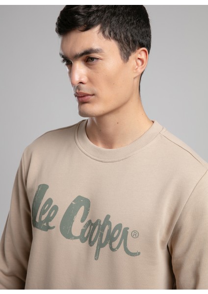Yuvarlak Yaka Bej Erkek Sweatshırt 261 Lcm 241041 Jeffı Bej modelleri