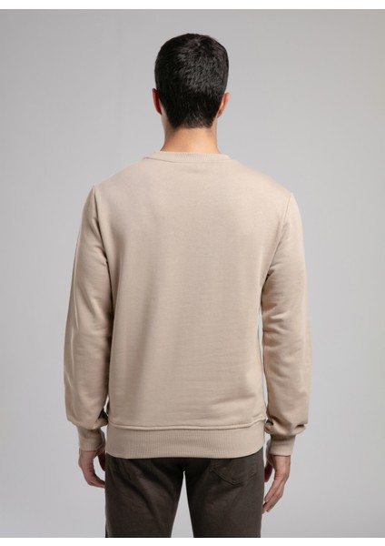 Yuvarlak Yaka Bej Erkek Sweatshırt 261 Lcm 241041 Jeffı Bej fırsatları