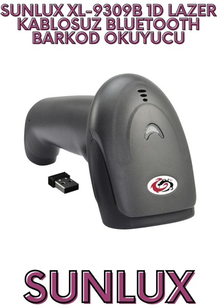 XL-9309B 1d Lazer Kablosuz Bluetooth Barkod Okuyucu