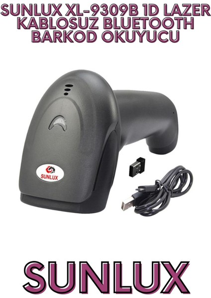 XL-9309B 1d Lazer Kablosuz Bluetooth Barkod Okuyucu modelleri