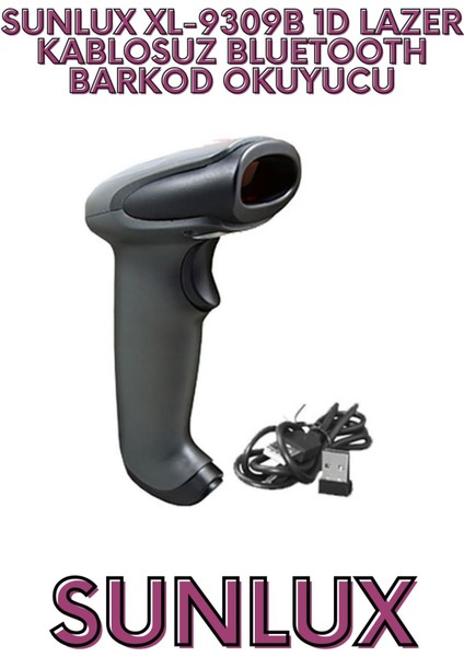 XL-9309B 1d Lazer Kablosuz Bluetooth Barkod Okuyucu indirimleri