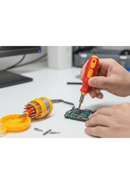 31 Parça Saatçi ve Telefoncu Onarım Tornavida Seti Hassas Tornavida Seti fiyatları