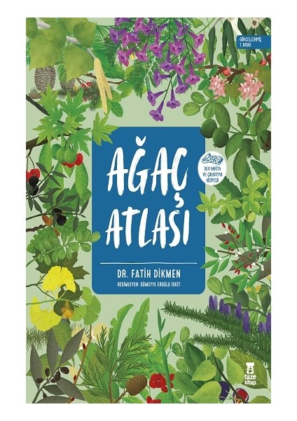 Ağaç Atlası (Ciltli- Dünya Haritası ve Çikartma Hediyeli)