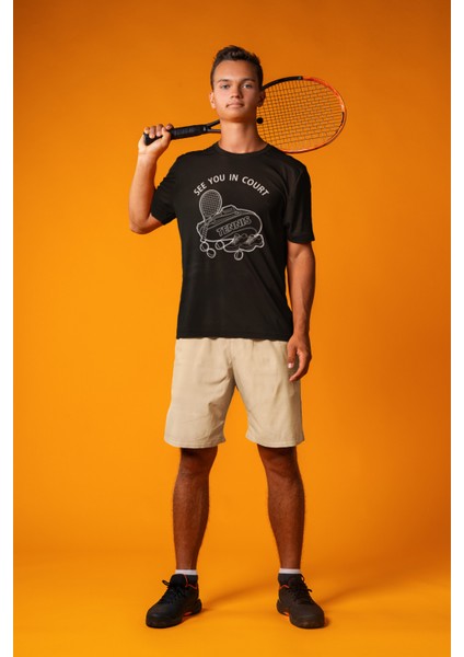 See You In Court Tennis T-Shirt modelleri