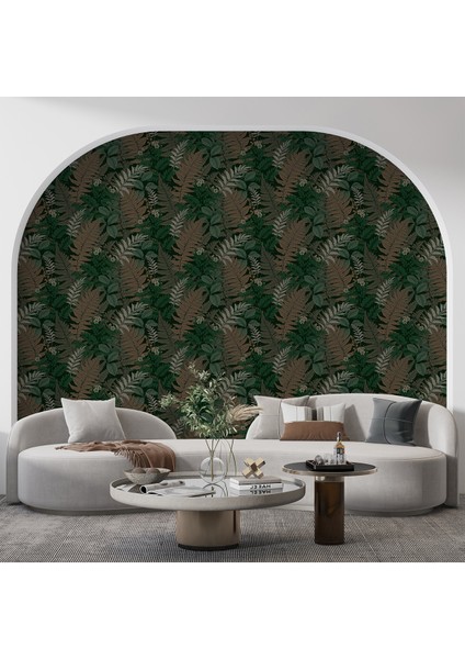 Tropik Fern Yaprakları – Doğal Duvar Kağıdı fırsatları