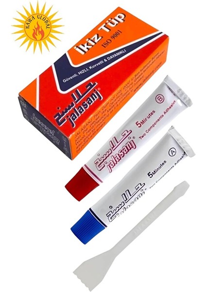 Iran Yapıştırıcı Ikiz Tüp 18 Gr. Orijinal Çift Karışımlı Güçlü Yapıştırıcı