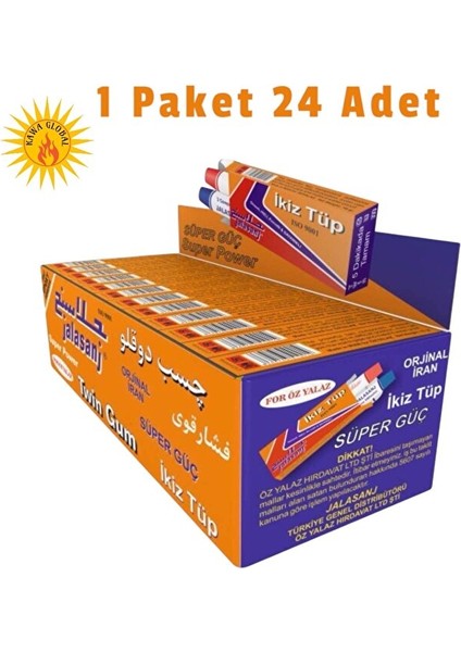 Iran Yapıştırıcı Ikiz Tüp 18 Gr. Orijinal Çift Karışımlı Güçlü Yapıştırıcı modelleri