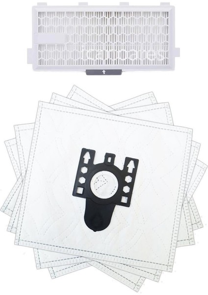 Miele Uyumlu S 8330 Süpürge Hepa Filtre ve Toz Torbası Bakım Seti