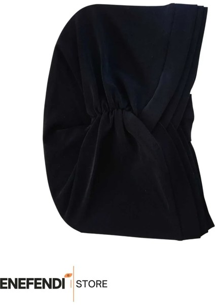 Üç Bantlı Dış Bone | Siyah Hijab • Tesettür Giyim Için Şık • Modern • Pratik ve Konforlu Kullanım modelleri