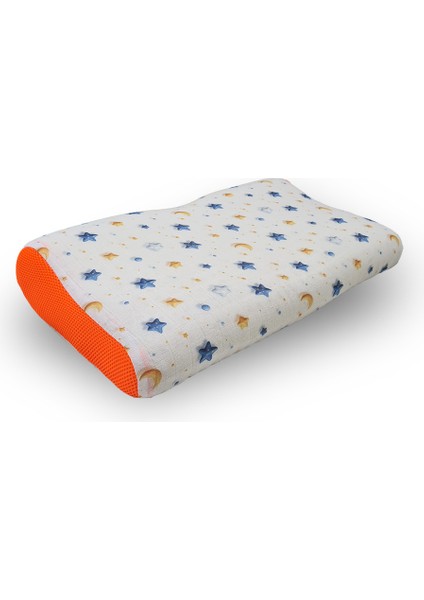 visco ortopedik çocuk yastığı,boyun destekli delikli hava kanallı visco yastık (yıldızlı) indirimleri