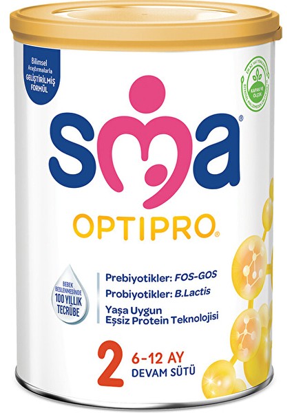 2 Adet Sma Optıpro Probiyotik 2 Devam Sütü 400 G