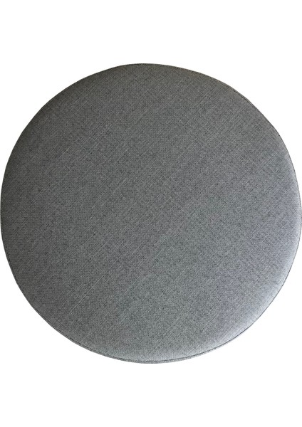 Tamamen Döşeme Yuvarlak Puf, Keten, 50 cm fiyatları