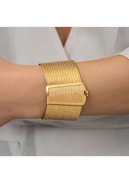 Gümüş Gold Trabzon Hasır Kadın Bileklik indirimleri