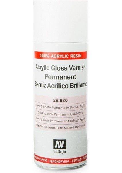 28530 400 Ml. Parlak Vernik, Sprey Model Boyası