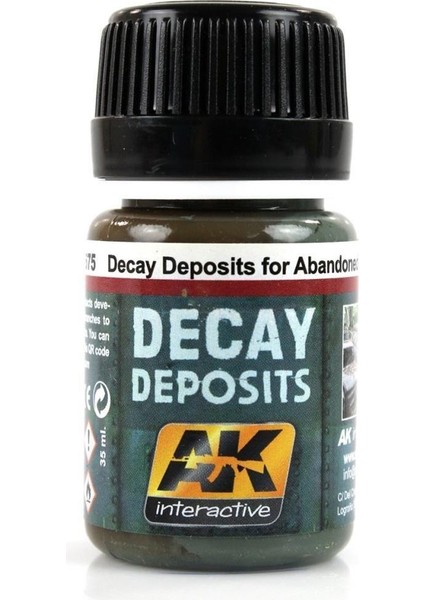 Ak 4180 3X35ML. Çürüme ve Pas Efekti, Enamel, Model Boyası Seti fiyatları