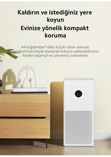 48 M2 Etkili Alan Negatif Hava Iyonlaştırma Purifier 4 Hava Temizleyici